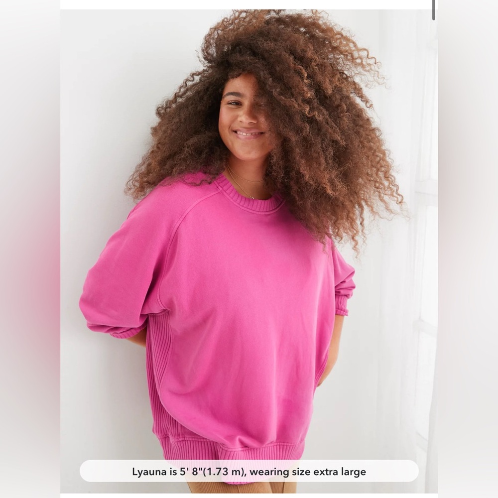 Aerie Down to Earth crewneck sweatshirt